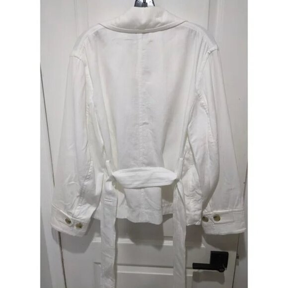 NEW Vince | Belted Cotton Blazer - Picture 6 of 10